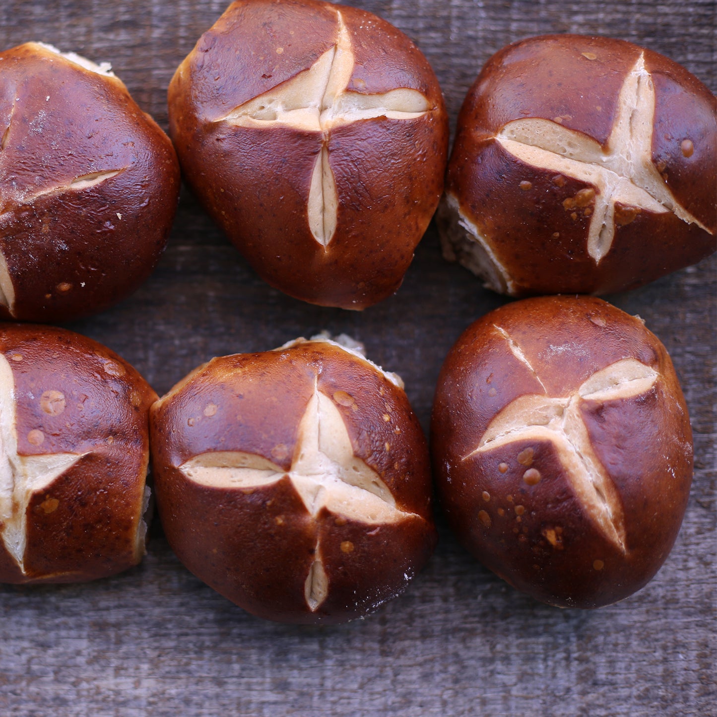 Pretzel Buns